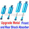 JJRC Q39 Upgrade Metal Front and Rear Shock Absorber Parts(Total 4pcs)