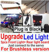 JJRC Q39 Upgrade Front and Rear light assembly-Can only be used for Upgrade Brushless version,Plug is Black