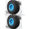 JJRC Q39 Whole Wheel assembly Parts(2pcs)-Blue-FY-CL01