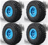 JJRC Q40 Spare Parts-43-01 FY-CL01 Whole Wheel assembly(4pcs)-Blue,JJRC Q40 RC Car Parts,JJRC Q40 RC Truck Spare parts Accessories,1:12 4WD High Speed Buggy Parts