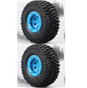 JJRC Q40 Spare Parts-43-02 FY-CL01 Whole Wheel assembly(2pcs)-Blue,JJRC Q40 RC Car Parts,JJRC Q40 RC Truck Spare parts Accessories,1:12 4WD High Speed Buggy Parts