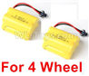 JJRC Q60 Battery-6V 600mah Battery Parts(2pcs)-Can only be used for 4 Wheel car