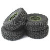 JJRC Q60 Wheel unit Parts(4pcs)-Green