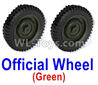 JJRC Q65 Wheel-Official Wheel Parts(2pcs)-Green,JJRC Q65 Parts