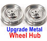 JJRC Q65 Upgrade Metal Wheel Hub Parts(2pcs)-Silver,JJRC Q65 Parts