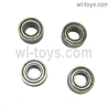 JLB Cheetah Bearings(5X10X4MM)-4pcs-BE002