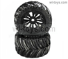 JLB Cheetah Big foot tire components(2 Set)-About Diameter 137MM, wide 80MM,17MM Adapter-EA1020