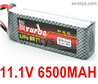 JLB Cheetah Upgrade Battery 11.1V 6500MAH Battery(1pcs)-3S Battery Parts
