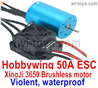 JLB Cheetah 50A ESC Hobbywing and XinjI 3650 Brushless motor Parts(Violent, waterproof)