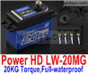 JLB Cheetah JPower HD LW-20MG,20KG Torque Servo)-Full-waterproof Parts