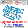 JLB Cheetah Upgrade Parts Upgrade All Metal Kit.11-In-1 Package.Total 5 Color you can choose.