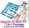 JLB Cheetah Upgrade Parts Upgrade All Metal Kit.7-In-1 Package.Total 5 Color you can choose.