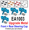 JLB Cheetah Upgrade Parts EA1003 Upgrade Metal front or Rear Steering Cup.Total 4pcs.There are 5 Color you can choose..