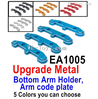 JLB Cheetah Upgrade Parts EA1005 Upgrade Metal Bottom Arm Holder,Arm code plate.Total 4pcs.There are 2 Color you can choose.