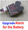 MJX Hyper Go 16207 Upgrade Alarm for the Battery,Can test whether your battery has enouth power.