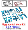 MJX Hyper Go 16207 Upgrade ALL Metal kit Parts.8-In-1 Package.There are 3 Color you can choose.