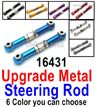 MJX Hyper Go 16207 Upgrade Metal Steering Rod.16431.Total 2pcs.There are 6 Color you can choose.