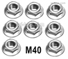 MJX Hyper Go 16207 Parts M40 M4 flange lock nut.