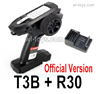 MJX Hyper Go 16207 Parts T3B- 3-Channel 2.4GHz Transmitter and R30 Receiver board.This device has 120m Control Distance. MJX Hyper Go Controller For 16207 16208 16209 16210 Brushless RC Car.