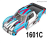 MJX Hyper Go 16208 Parts 1601C Body shell Cover for MJX Hyper go 16208 RC Car.Light Blue Color.