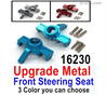 MJX Hyper Go 16208 Upgrade Metal Front Steering Seat Parts.16230.There are 3 Color you can choose.