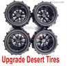 MJX Hyper Go 16208 Upgrade Desert Tires Parts For 16208 RC Truck.