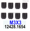 MJX Hyper Go 16208 Parts M3 Machine screws for the Motor gear.Total 8pcs-M3X3.