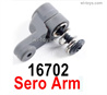 MJX Hyper Go 16208 Parts 16702 Steering gear swing arm assembly.