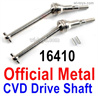 MJX Hyper Go 16208 Parts 16410 Metal CVD Drive shaft,CVD Tire Transmission Components.Total 2pcs.