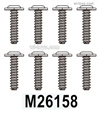 MJX Hyper Go 16208 Parts M26158 Fixed screws for the Wheels.Total 8pcs.