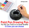 MJX Hyper Go 16209 16210 Upgrade Paint Pen,Drawing Pen for RC Car Tires or Draw Graffiti.
