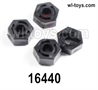 MJX Hyper Go 16209 16210 Parts 16440 Hex wheel seat assembly.Hex Wheel adapter.Total 4pcs.