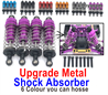 MJX Hyper Go 16209 16210 Upgrade Metal Shock Absorber Parts.Total 4pcs.There are 5 Color you can choose.