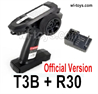 MJX Hyper Go 16209 16210 Parts T3B- 3-Channel 2.4GHz Transmitter and R30 Receiver board.This device has 120m Control Distance.MJX Hyper Go Controller For 16209 16210 16209 16210 16209 16210 Brushless RC Car.