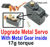 MJX Hyper Go 16209 16210 Upgrade Metal Servo Parts.17g Servo With Metal Gear insde.