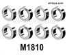 MJX Hyper Go 16209 16210 Parts M1810 Bearings.Total 8pcs.