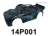 MJX Hyper Go 14301 14302 Parts 14P001 Body Shell cover.Not include the Light and Brackets.Black color.MJX Hyper Go 14301 14302 RC Car Replacement Accesories.