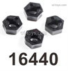 MJX Hyper Go 14301 14302 Parts 16440 Wheel Hex seat assembly.Hex Wheel adapter.Total 4pcs.MJX Hyper Go 14301 14302 RC Car Replacement Accesories.