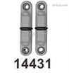 MJX Hyper Go 14301 14302 Parts 14431 Steering Linkage,Steering Connect Rod.Total 2pcs.MJX Hyper Go 14301 14302 RC Car Replacement Accesories.