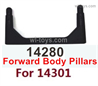MJX Hyper Go 14301 14302 Parts 14280 Forward Body Pillars,Front Car shell holder for Hyper Go 14301 RC Car.MJX Hyper Go 14301 14302 RC Car Replacement Accesories.