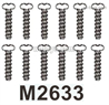 MJX Hyper Go 14301 14302 Parts M2633 Round Head Screws.Total 12pcs.MJX Hyper Go 14301 14302 RC Car Replacement Accesories.