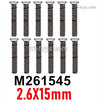 MJX Hyper Go 14301 14302 Parts M261545 Countersunk Flat Head Screws.2.6X15mm.Total 12pcs.MJX Hyper Go 14301 14302 RC Car Replacement Accesories.