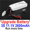 MJX Hyper Go H16 H16E H16H H16P Parts Upgrade 3S 11.1V 2600mah Battery.Total 1pcs.