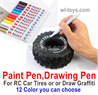 MJX Hyper Go H16 H16E H16H H16P Parts Upgrade Paint Pen.Drawing Pen for RC Car Tires or Draw Graffiti.There are 12 Color you can choose