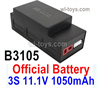 MJX Hyper Go H16BM H16GT H16DR Parts B3105 Lipo Battery.Official 3S 11.1V 1050mAH Battery.