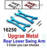 MJX Hyper Go H16BM H16GT H16DR Parts Upgrade Metal Rear Lower Swing Arm.16250.There are 3 Color you can choose.