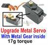 MJX Hyper Go H16BM H16GT H16DR Parts Upgrade Metal Servo-17g Servo With Metal Gear insde.