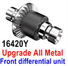 MJX Hyper Go H16BM H16GT H16DR Parts 16420Y Upgrade ALL Metal Front differential unit.
