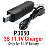 MJX Hyper Go H16BM H16GT H16DR Parts P3050 11.1V 3S USB Charger.It can only charge the 11.1V 3S Battery.