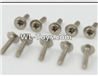 PXtoys 9300 Spare parts P88008 Cup head screws(10pcs)-2.3x10mm,PXtoys 9300 RC Car Parts,PXtoys 9300 RC Truck Spare parts Accessories,1:18 4WD High Speed Buggy Parts